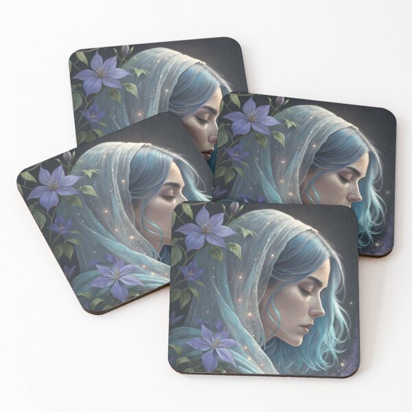 Item preview, Beautiful Woman with Flowers designed and sold by PAULINE.LUMINA.