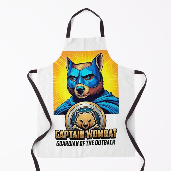 Item preview, Captain Wombat: The Epic Superhero Guardian of the Outback designed and sold by Surreal Characters & Cute Pups.
