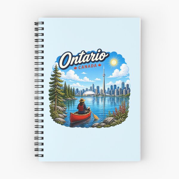 Item preview, Ontario, Canada - Canoe on Lake designed and sold by Myra365Art.