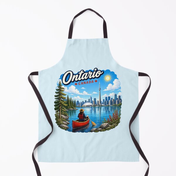 Item preview, Ontario, Canada - Canoe on Lake designed and sold by Myra365Art.