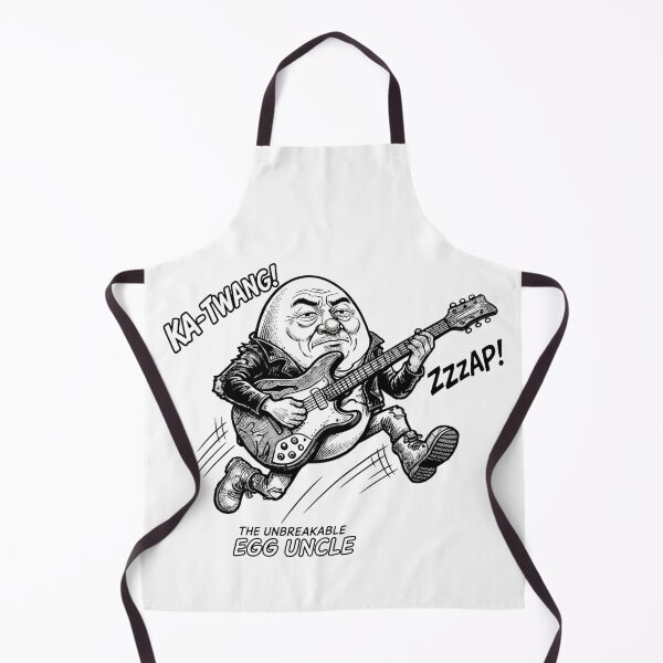 Item preview, The Unbreakable Egg Uncle Rocking Out: Surreal Guitar Legend Art designed and sold by Japan Cyberpunk Universe & Surreal Characters.