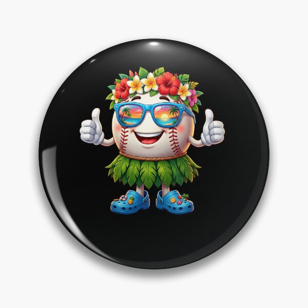 Item preview, Hawaiian Baseball Hawaii Tropical Beach Summer Vacation Kids designed and sold by Littermin.