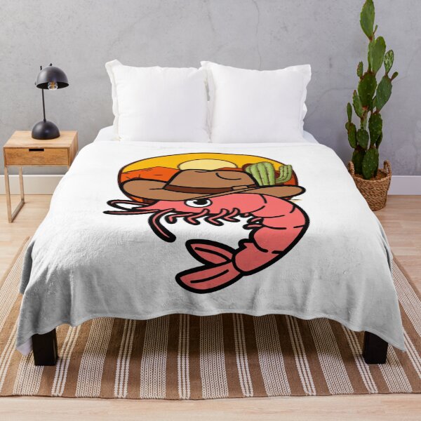 Item preview, Cowboy Shrimp Desert Sunset Kawaii Western designed and sold by yuki-hana.