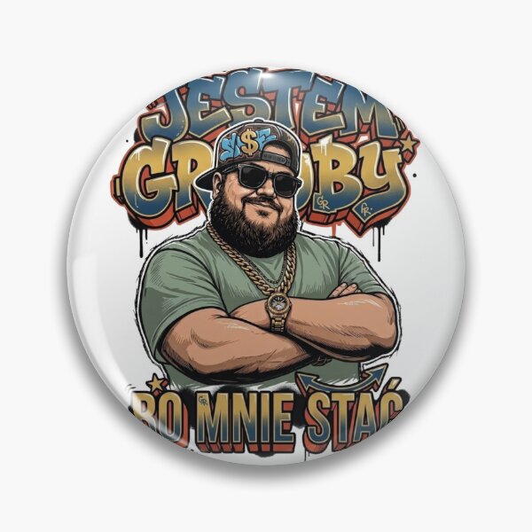 Item preview, "Jestem gruby bo mnie stać - Śmieszny polski projekt" designed and sold by Essi80.