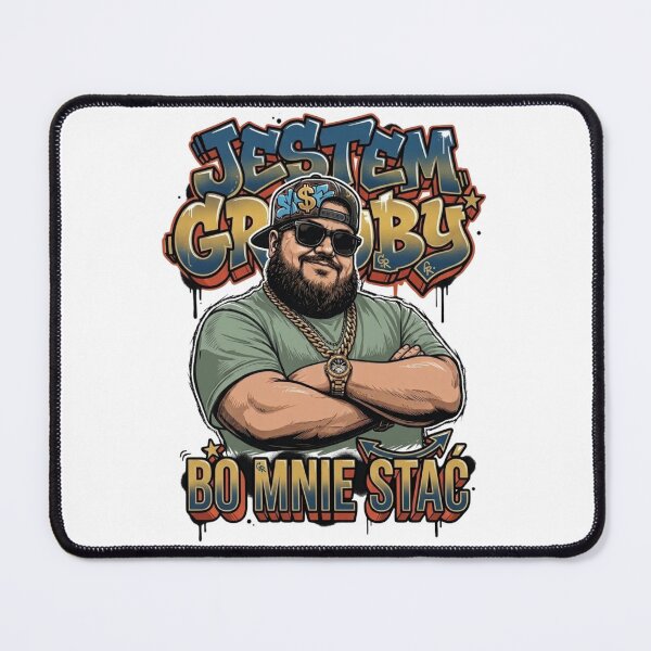 Item preview, "Jestem gruby bo mnie stać - Śmieszny polski projekt" designed and sold by Essi80.