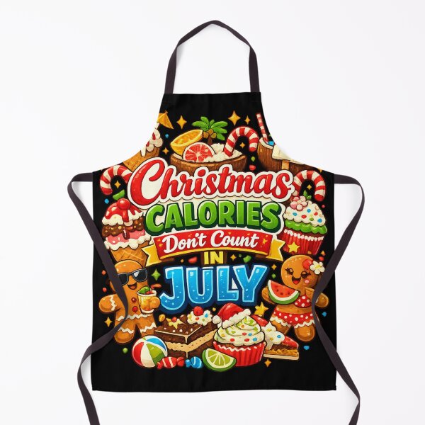Item preview, Christmas Calories Don't Count In July Funny Christmas In July Party Gift for Food Lovers designed and sold by Im-Ara.