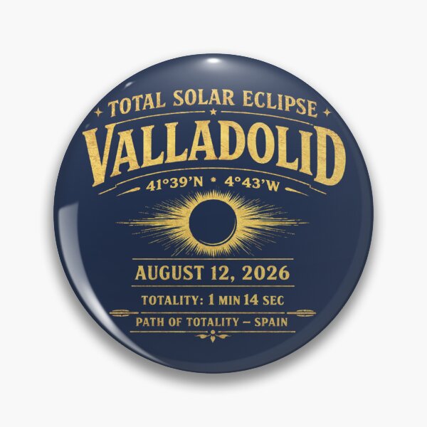 Item preview, Valladolid Total Solar Eclipse Spain 2026 Totality designed and sold by CalmCapy Co.