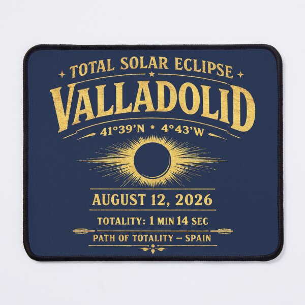 Item preview, Valladolid Total Solar Eclipse Spain 2026 Totality designed and sold by CalmCapy Co.