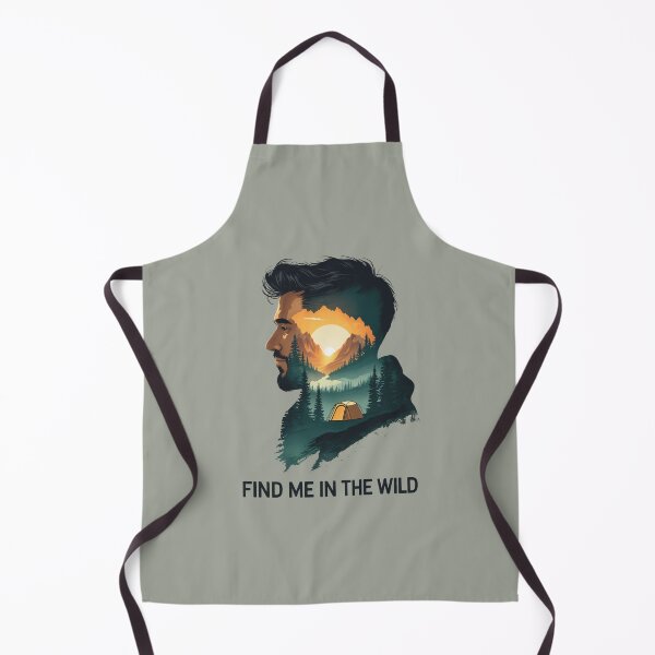 Item preview, Find Me In The Wild – Outdoor Adventure Double Exposure Art designed and sold by QuietlyBecoming.