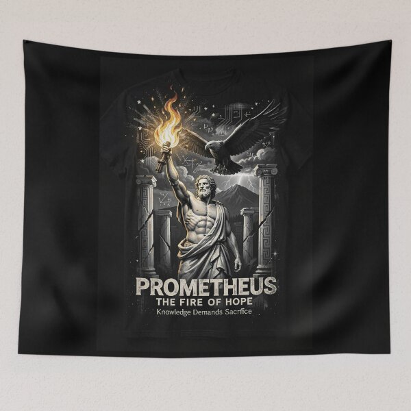 Item preview, Prometheus: The Fire of Hope | Greek Mythology Apparel & Gifts designed and sold by CallisC-Arts.