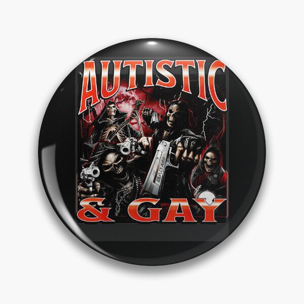 Item preview, Autistic & Gay LGBTQ Neurodivergent Pride designed and sold by AmaXONIC.