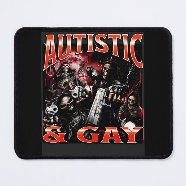 Item preview, Autistic & Gay LGBTQ Neurodivergent Pride designed and sold by AmaXONIC.