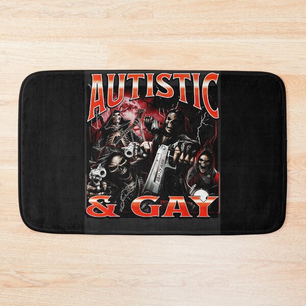 Item preview, Autistic & Gay LGBTQ Neurodivergent Pride designed and sold by AmaXONIC.