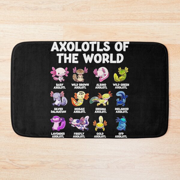 Item preview, Axolotls Of The World Axolotl Types Morphs Pet Lover designed and sold by AmaXONIC.