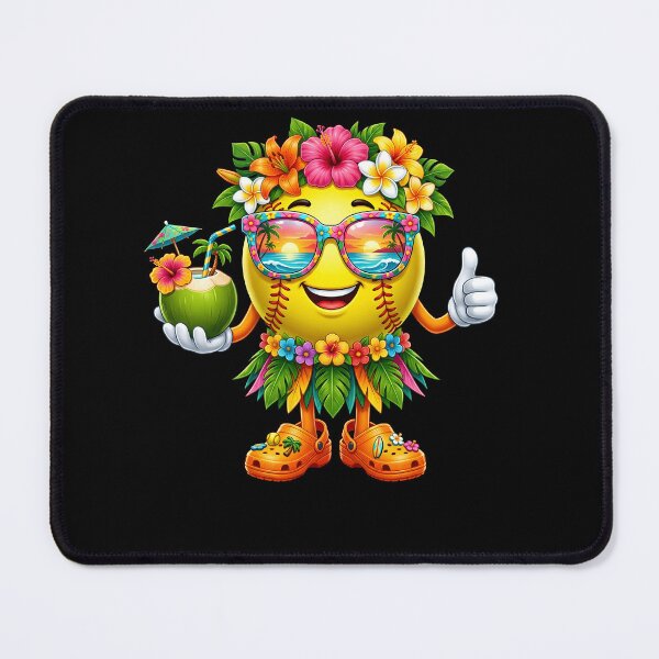 Item preview, Hawaiian Softball Hawaii Tropical Beach Summer Vacation Kids designed and sold by Littermin.