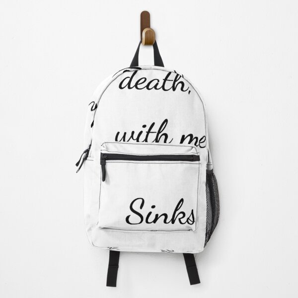Item preview, "Sinks down to death, oppressed with melancholy;" - handwriting black designed and sold by ariksworld.