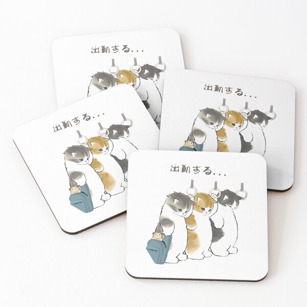Item preview, Three Little Cat Commuters designed and sold by AestheticPrintStudio.