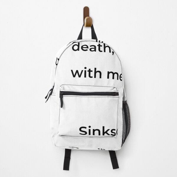 Item preview, "Sinks down to death, oppressed with melancholy;" - print black designed and sold by ariksworld.