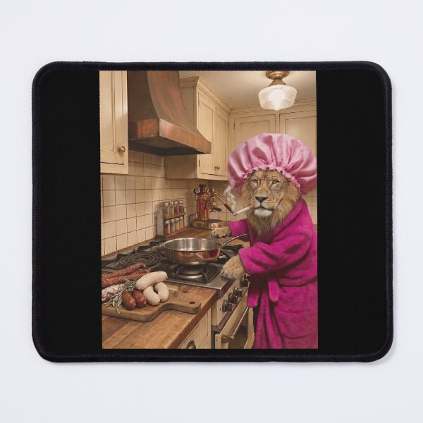 Item preview, Funny Lion Housewife Brainrot Meme Animal Lover designed and sold by TerryConnells.