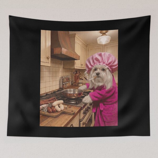 Item preview, Funny Maltese Housewife Brainrot Meme Dog Owner designed and sold by TerryConnells.