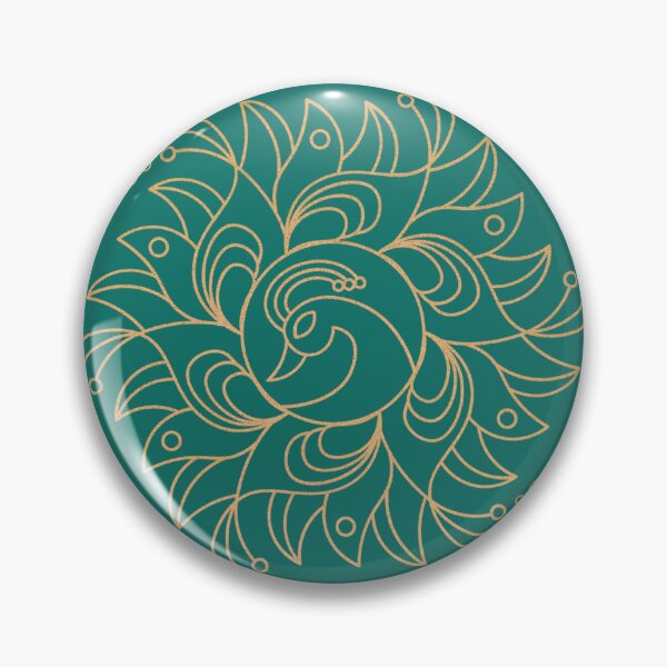 Item preview, Elegant Gold Floral Mandala Seamless Pattern Design designed and sold by NadDot.