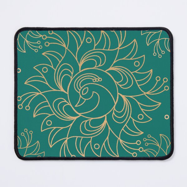 Item preview, Elegant Gold Floral Mandala Seamless Pattern Design designed and sold by NadDot.