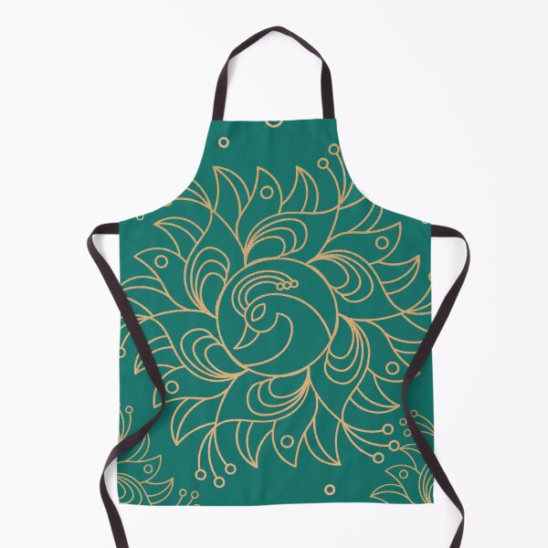 Item preview, Elegant Gold Floral Mandala Seamless Pattern Design designed and sold by NadDot.