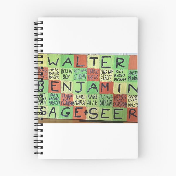 Item preview, Walter Benjamin designed and sold by Magical Meaning Machine.