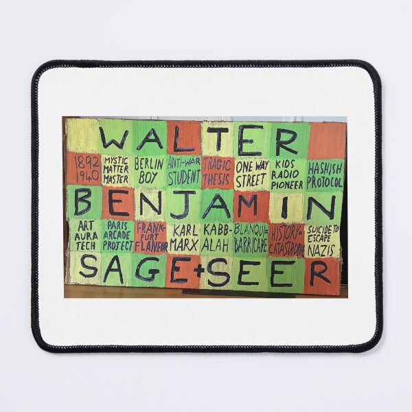 Item preview, Walter Benjamin designed and sold by Magical Meaning Machine.