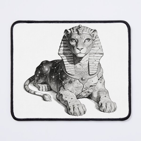 Item preview, Sphinx Lioness - big cat designed and sold by TheInkyLine.
