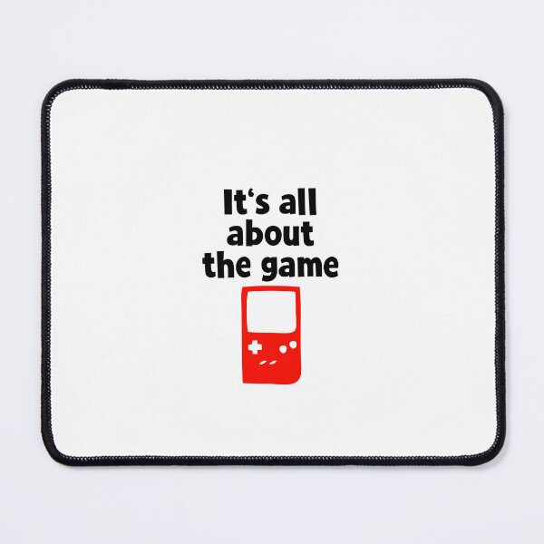 Item preview, Its all about the game – Retro Handheld Console Design | Minimalist Gamer Graphic designed and sold by klebtgut.