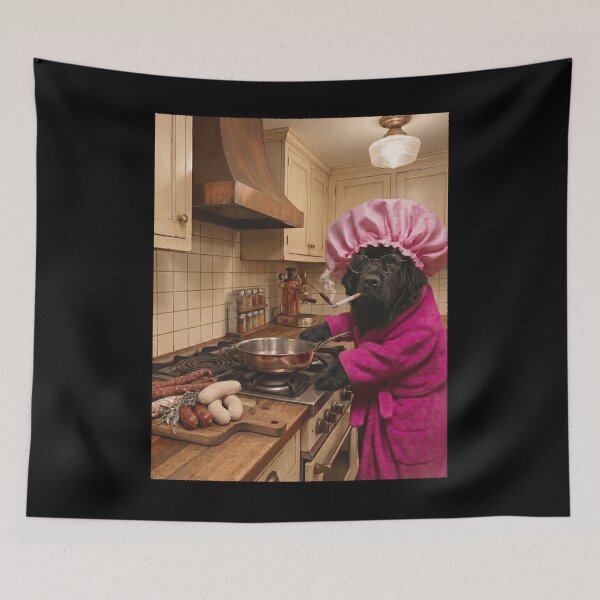 Item preview, Funny Newfoundland Housewife Brainrot Meme Dog Owner designed and sold by TerryConnells.