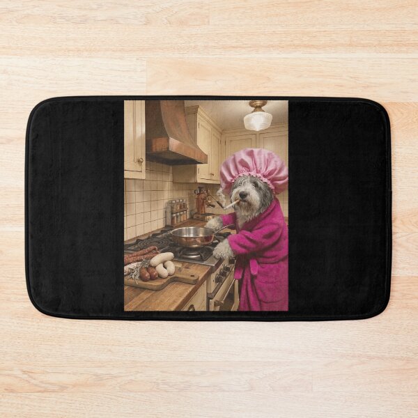 Item preview, Funny Old English Sheepdog Housewife Brainrot Meme Dog Owner designed and sold by TerryConnells.
