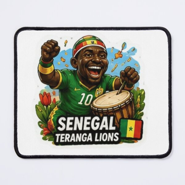 Item preview, Senegal Teranga Lions Soccer Fan Sticker designed and sold by syndia2209.