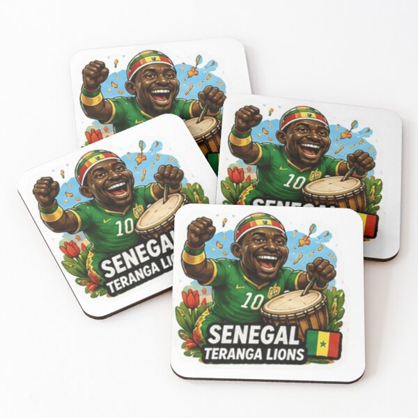 Item preview, Senegal Teranga Lions Soccer Fan Sticker designed and sold by syndia2209.