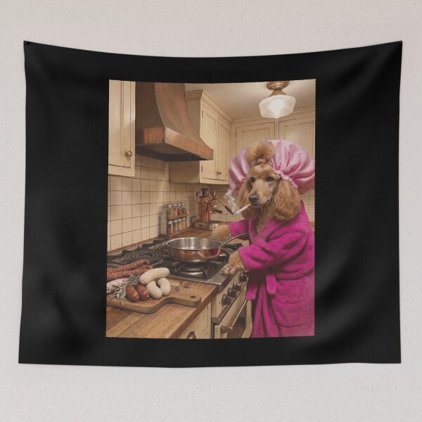 Item preview, Funny Poodle Housewife Brainrot Meme Dog Owner designed and sold by TerryConnells.