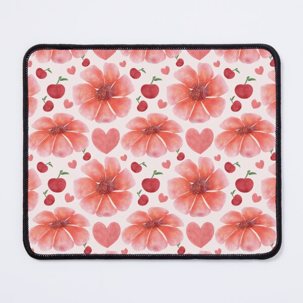 Item preview, Cherry Blossom Hearts Floral Pattern designed and sold by HopeAndHustle.