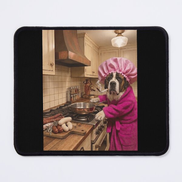 Item preview, Funny Saint Bernard Housewife Brainrot Meme Dog Owner designed and sold by TerryConnells.