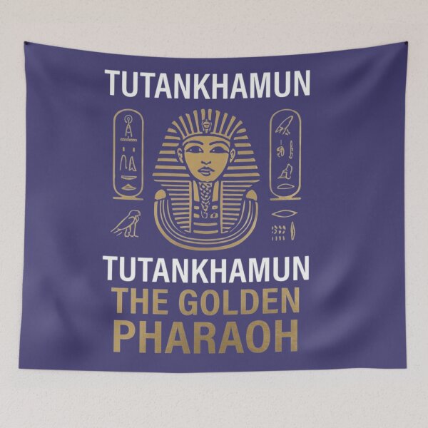 Item preview, Tutankhamun The Golden Pharaoh | Ancient Egyptian King Retro Design designed and sold by Queen Cleopatra.