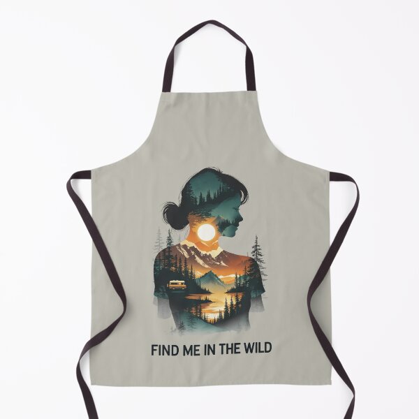 Item preview, Find Me In The Wild Woman – Outdoor Adventure Double Exposure Art designed and sold by QuietlyBecoming.