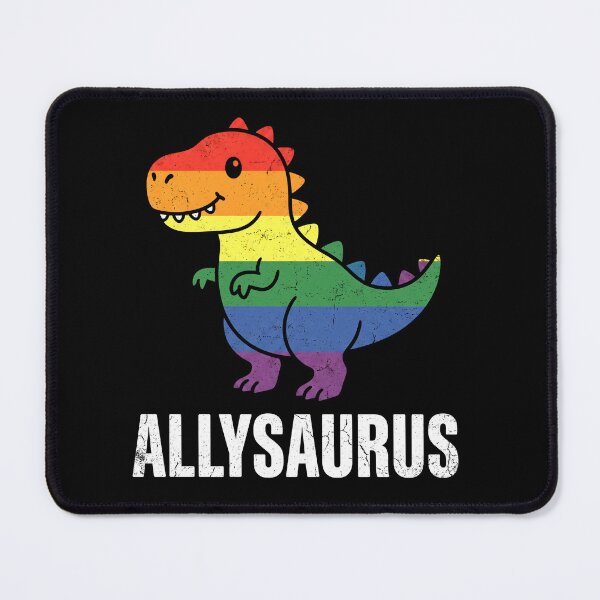 Item preview, Allysaurus Cute Rainbow Dinosaur Pride LGBTQ Ally designed and sold by ArcaneArtistry.