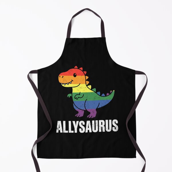 Item preview, Allysaurus Cute Rainbow Dinosaur Pride LGBTQ Ally designed and sold by ArcaneArtistry.