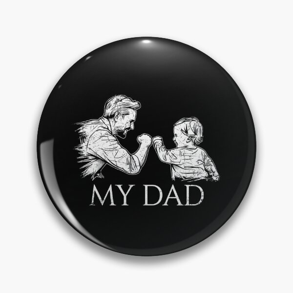Item preview, Vintage Father & Son Fist Bump Cute Graphic. | Best Dad Hero Gift designed and sold by SideKickCreates.