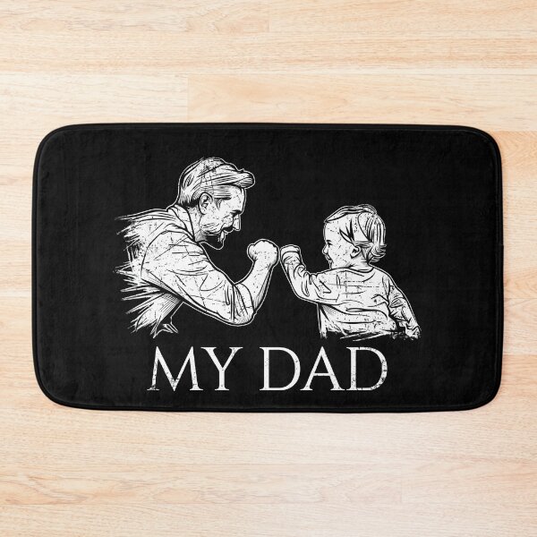 Item preview, Vintage Father & Son Fist Bump Cute Graphic. | Best Dad Hero Gift designed and sold by SideKickCreates.