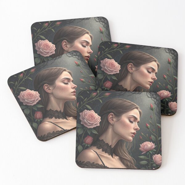 Item preview, Beautiful Woman with Flowers designed and sold by PAULINE.LUMINA.