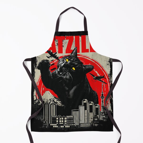 Item preview, Catzilla Cat Lover Godzilla Fan Japanese Monster Kaiju designed and sold by AmaXONIC.