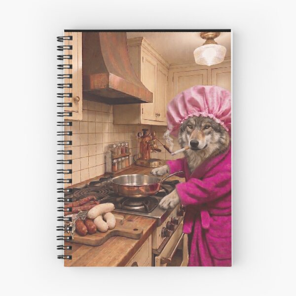 Item preview, Funny Wolf Housewife Brainrot Meme Animal Lover designed and sold by TerryConnells.