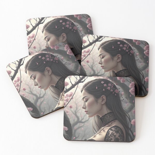 Item preview, Beautiful Woman with Flowers designed and sold by PAULINE.LUMINA.