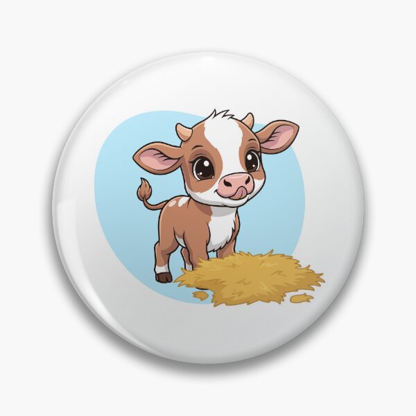 Item preview, Cute little calf with hay designed and sold by Hope-it-fits.