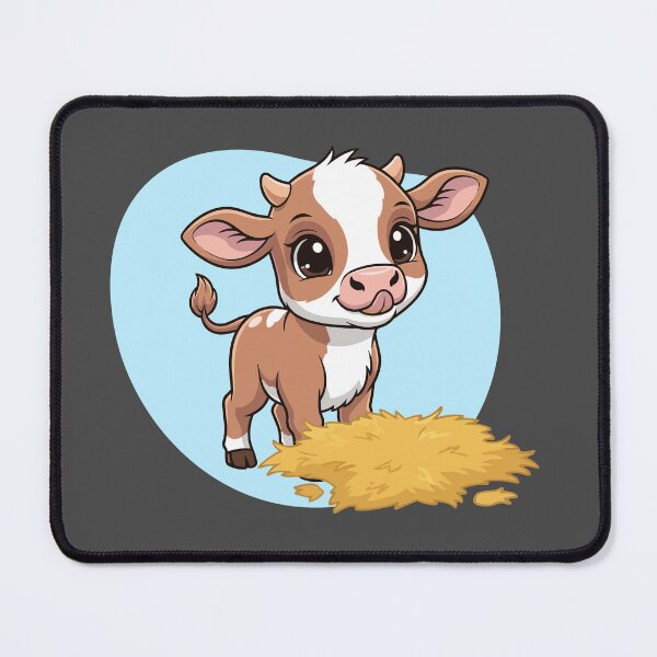 Item preview, Cute little calf with hay designed and sold by Hope-it-fits.